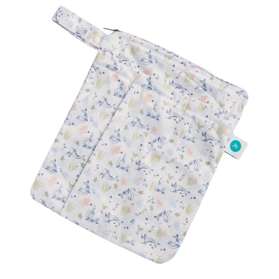 itti Premium Double Pocket Wetbag - Neptune - Cloth Nappies wet bag