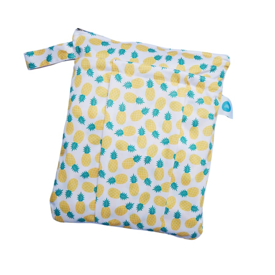 itti Premium Double Pocket Wetbag - Pineapple - Cloth Nappies wet bag