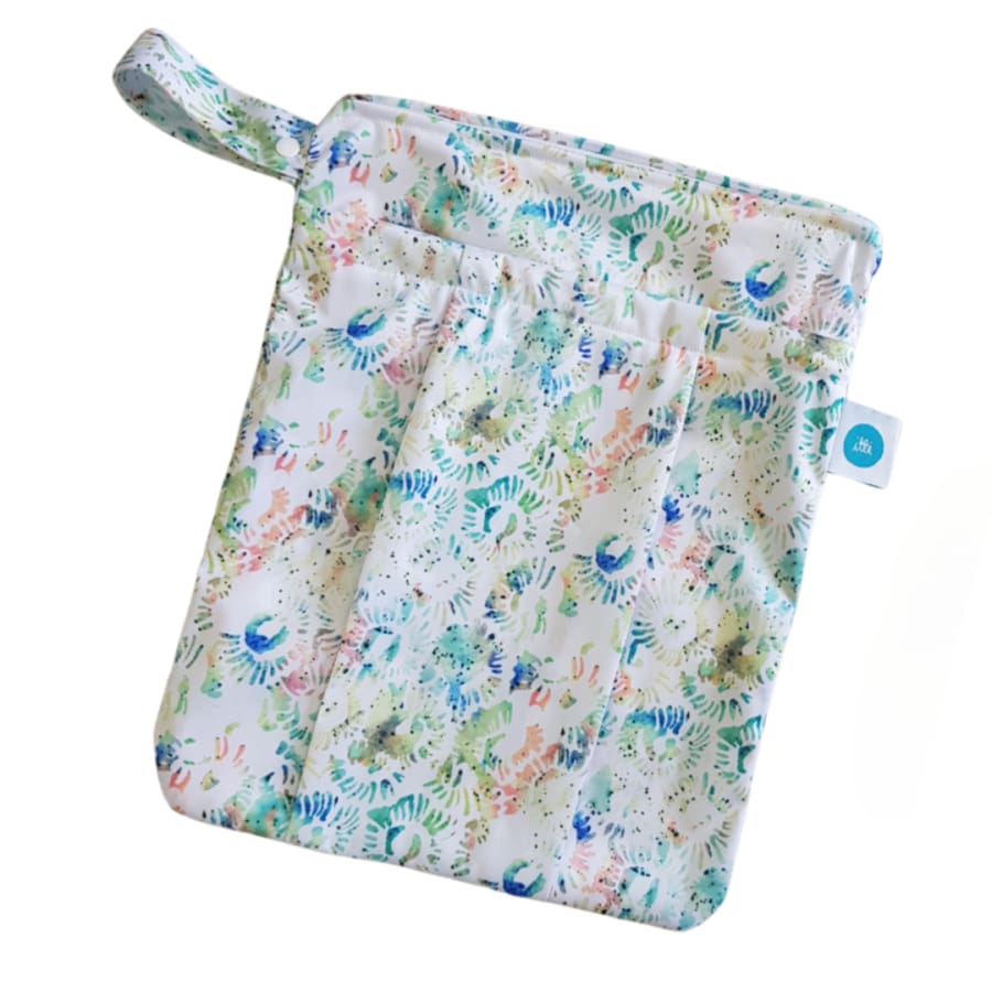 itti Premium Double Pocket Wetbag - Sandbar - Cloth Nappies wet bag