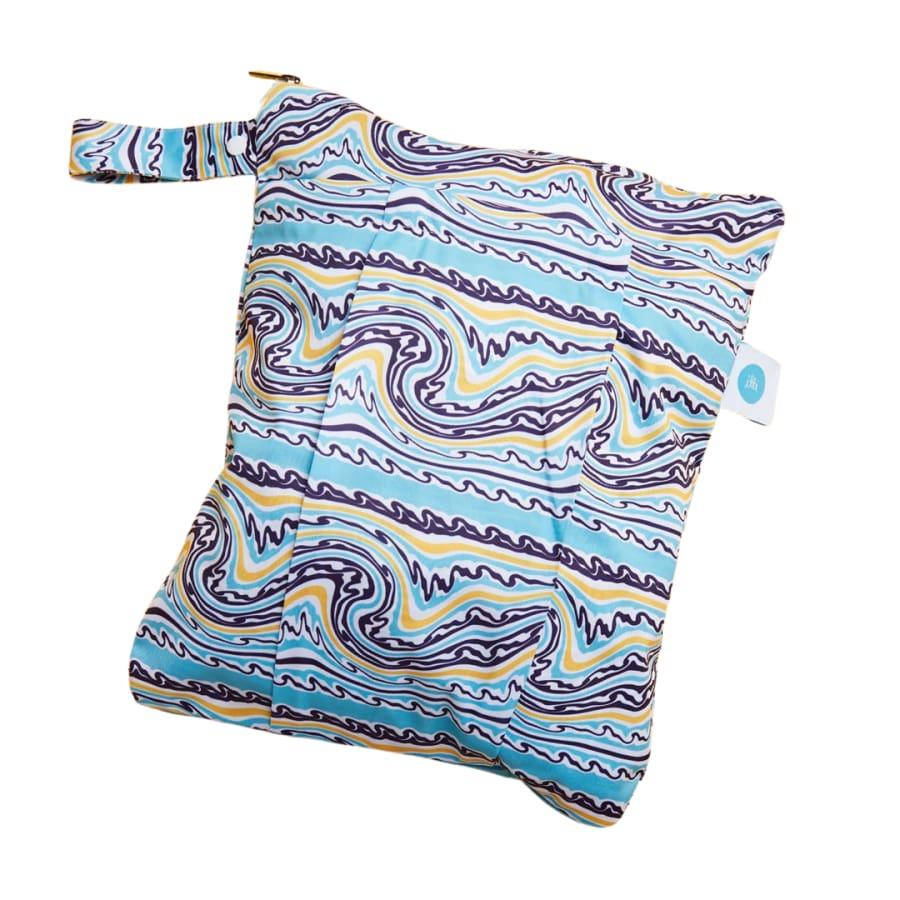 itti Premium Double Pocket Wetbag - Summer Wave - Cloth Nappies wet bag