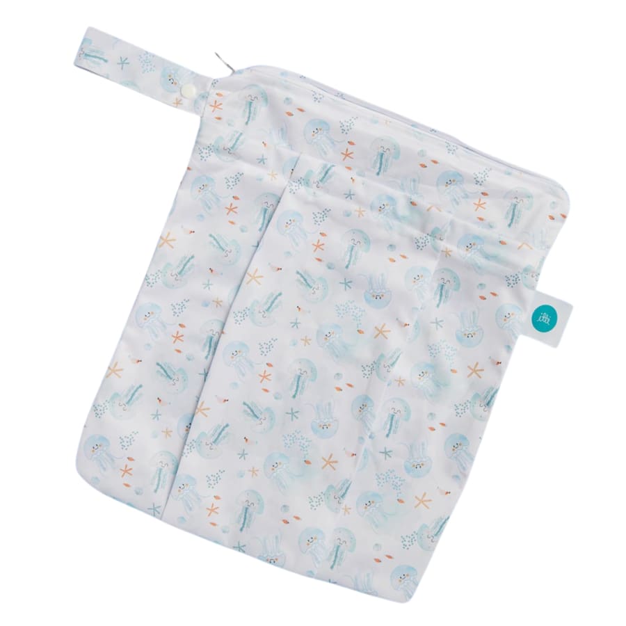 itti Premium Double Pocket Wetbag - Tangles - Cloth Nappies wet bag