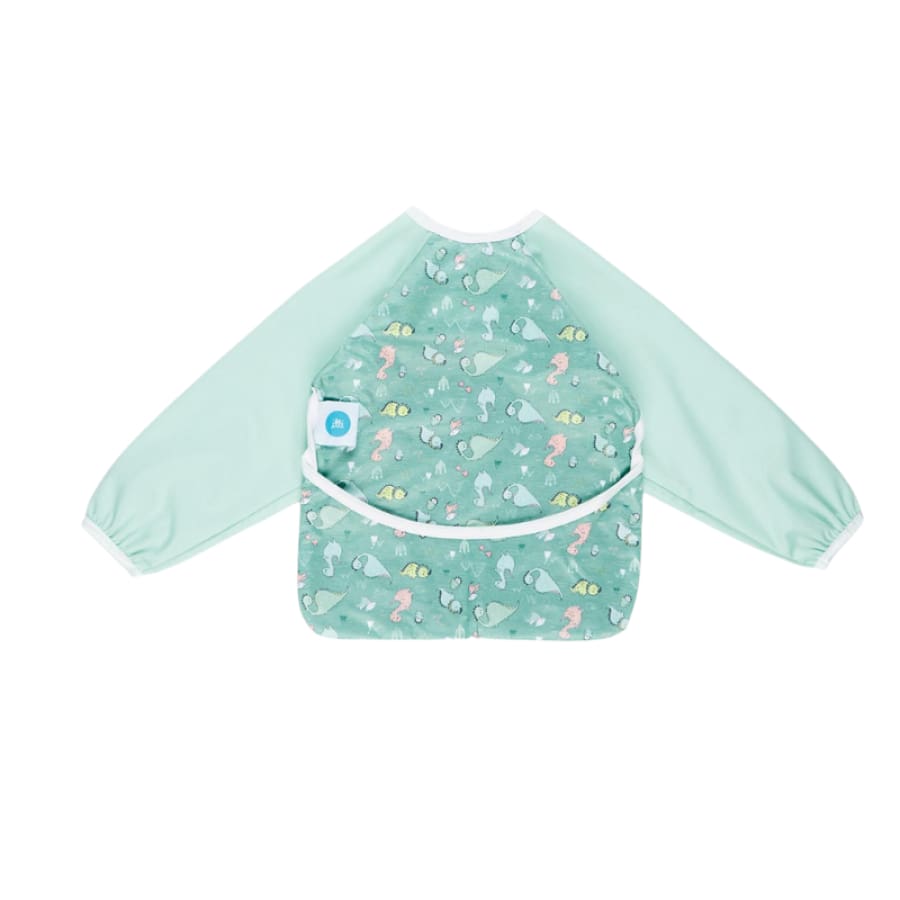 itti Smock – Waterproof Sleeved Bib – Dino - Smock bib, smock