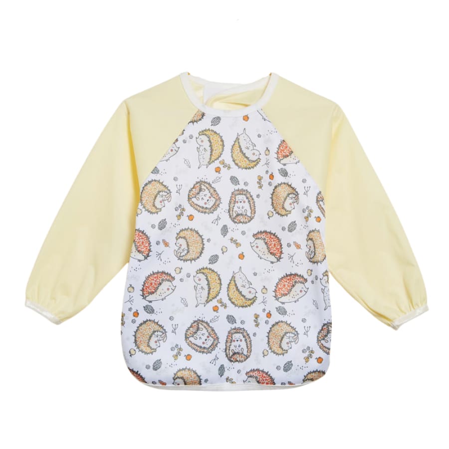 itti Smock – Waterproof Sleeved Bib – Hedgehog - Smock bib, smock
