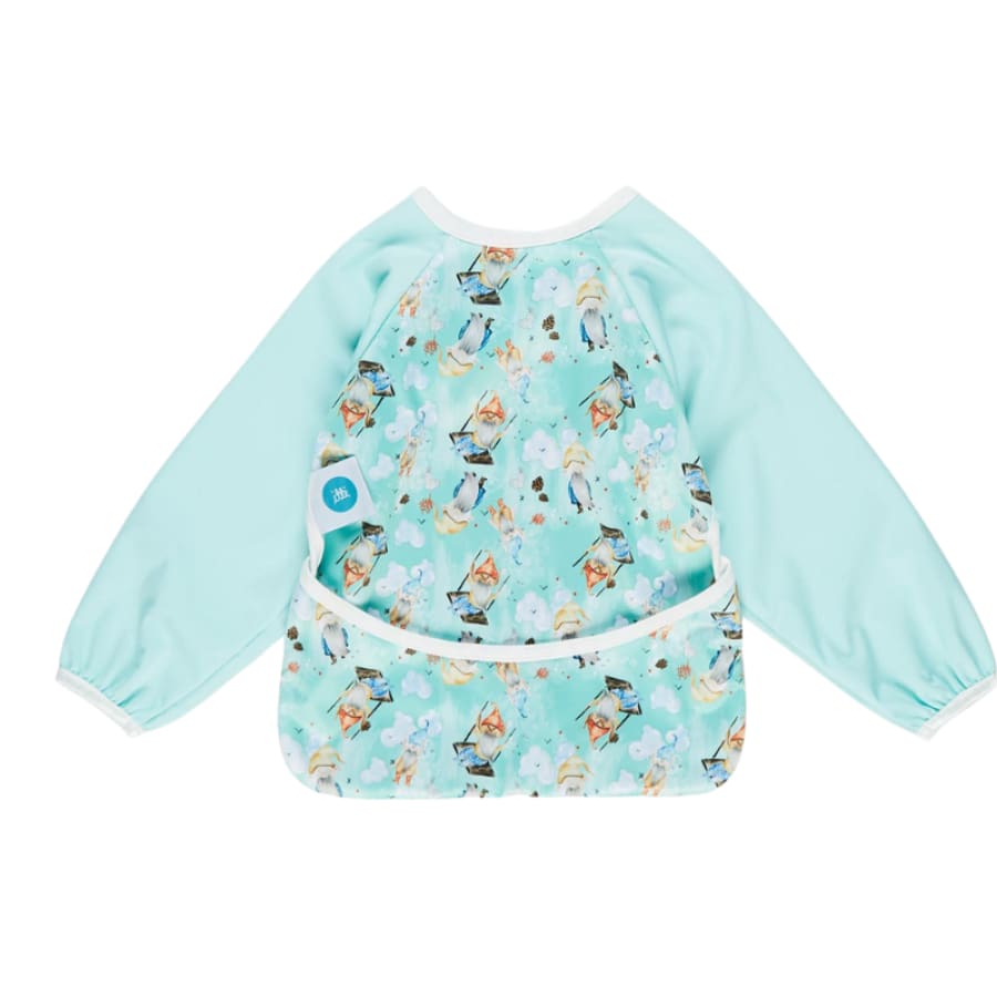 itti Smock – Waterproof Sleeved Bib – Lucky - Cloth Nappies bib, smock