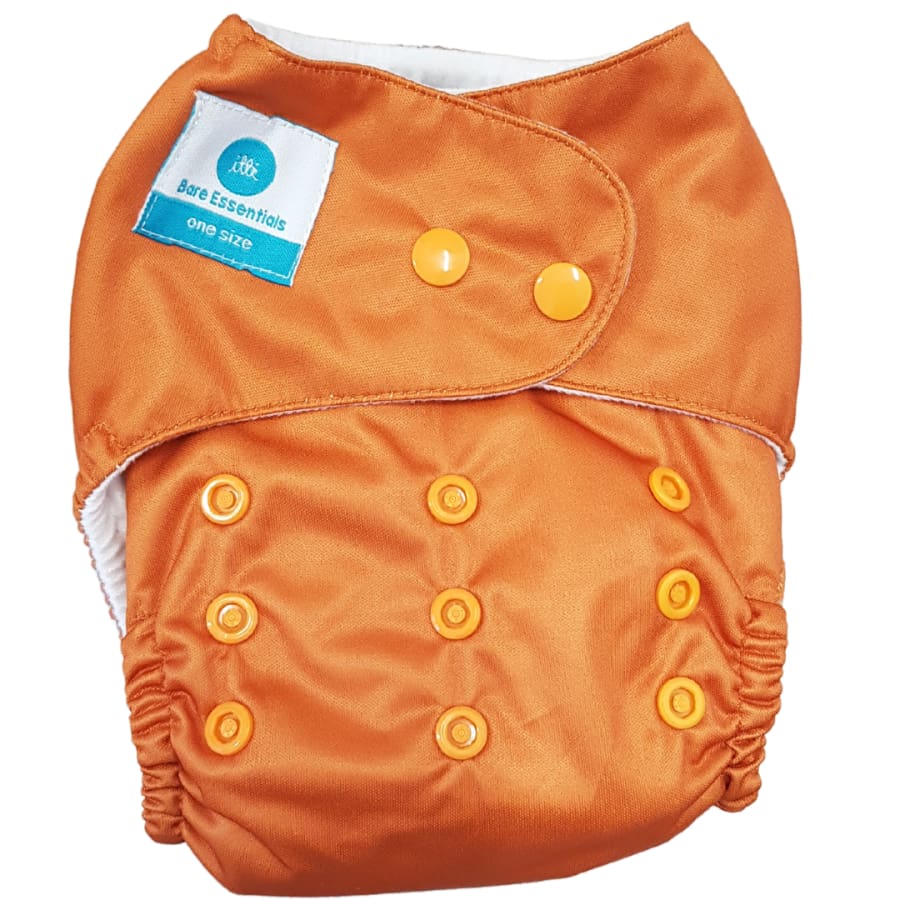 itti Snap Bare Essentials One Size Fits Most Nappy – Rustic - Bamboo - Cloth Nappies cloth nappy