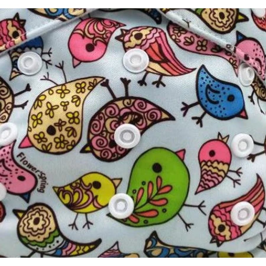Japoodah Mini Weaning Bibs - Busy Birdies