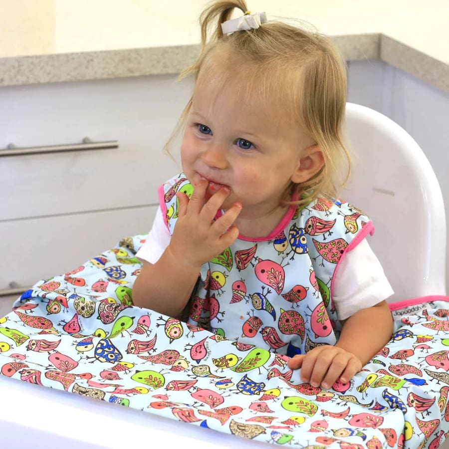 Japoodah Mini Weaning Bibs - Busy Birdies