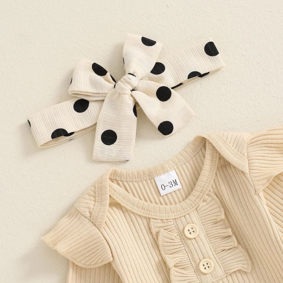 Jolie Long Sleeve Spot Set - Forest