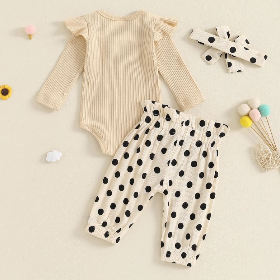 Jolie Long Sleeve Spot Set - Forest