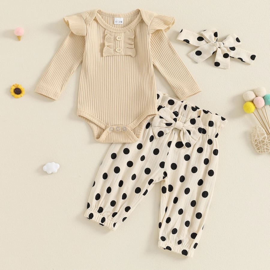 Jolie Long Sleeve Spot Set - Forest