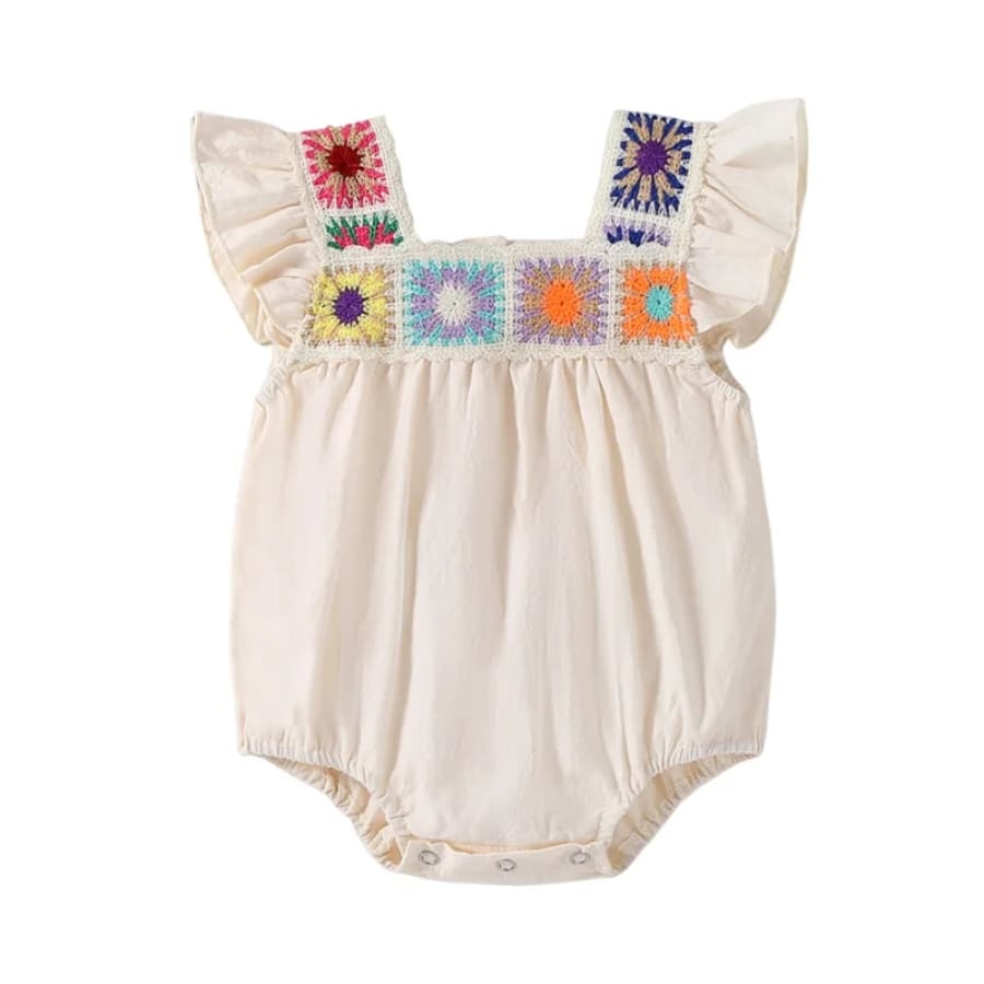 Kalista Knit Bodice Romper - 3-6 Months