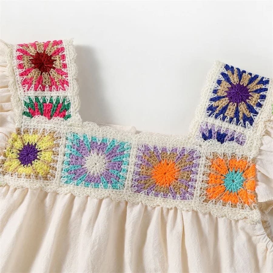 Kalista Knit Bodice Romper