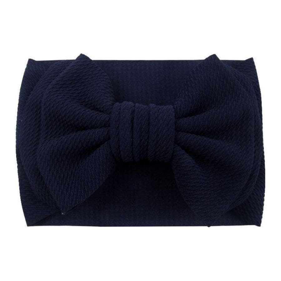 Kiki Oversize Bow Headband - Black