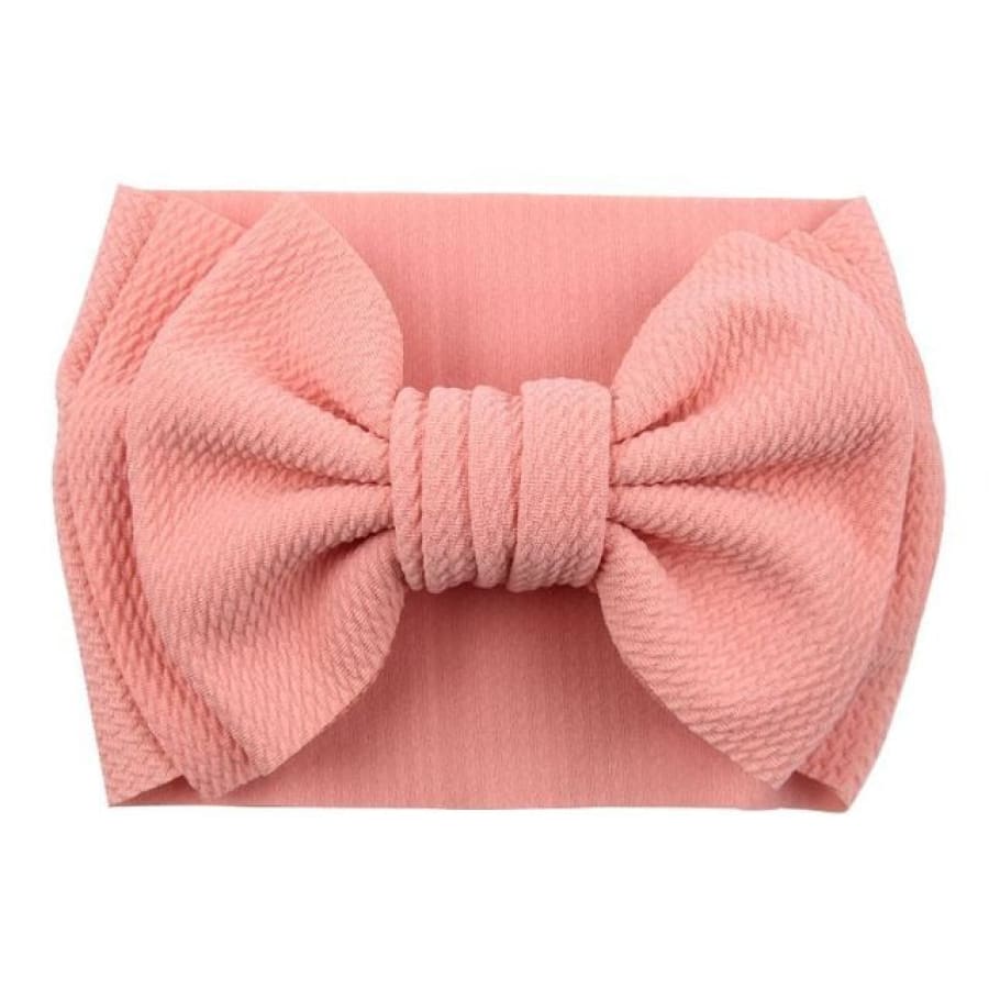 Kiki Oversize Bow Headband - Peachy