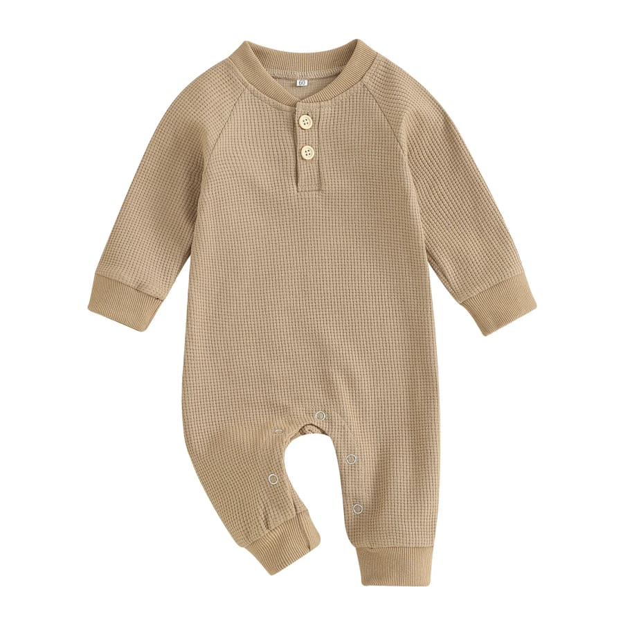 Knox Waffle Jumpsuit - Cloud