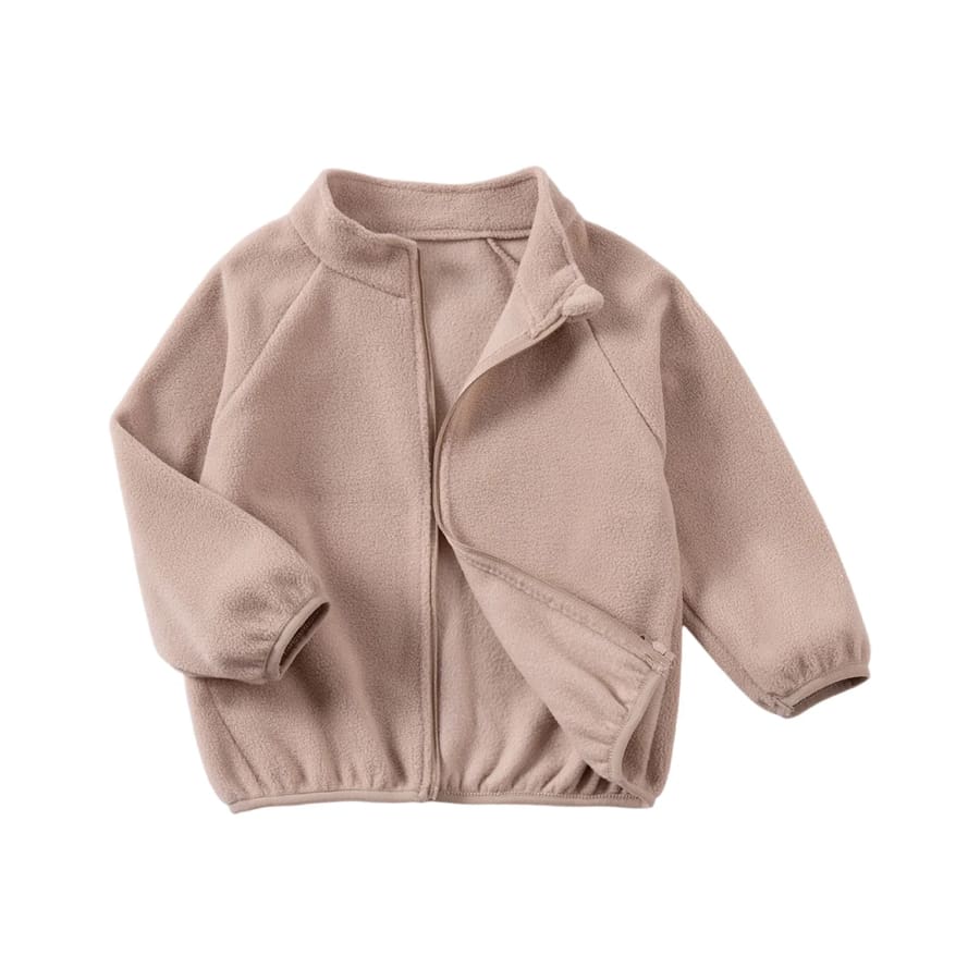 Lana Lightweight Fleece Jacket - Natural - 12 Months
