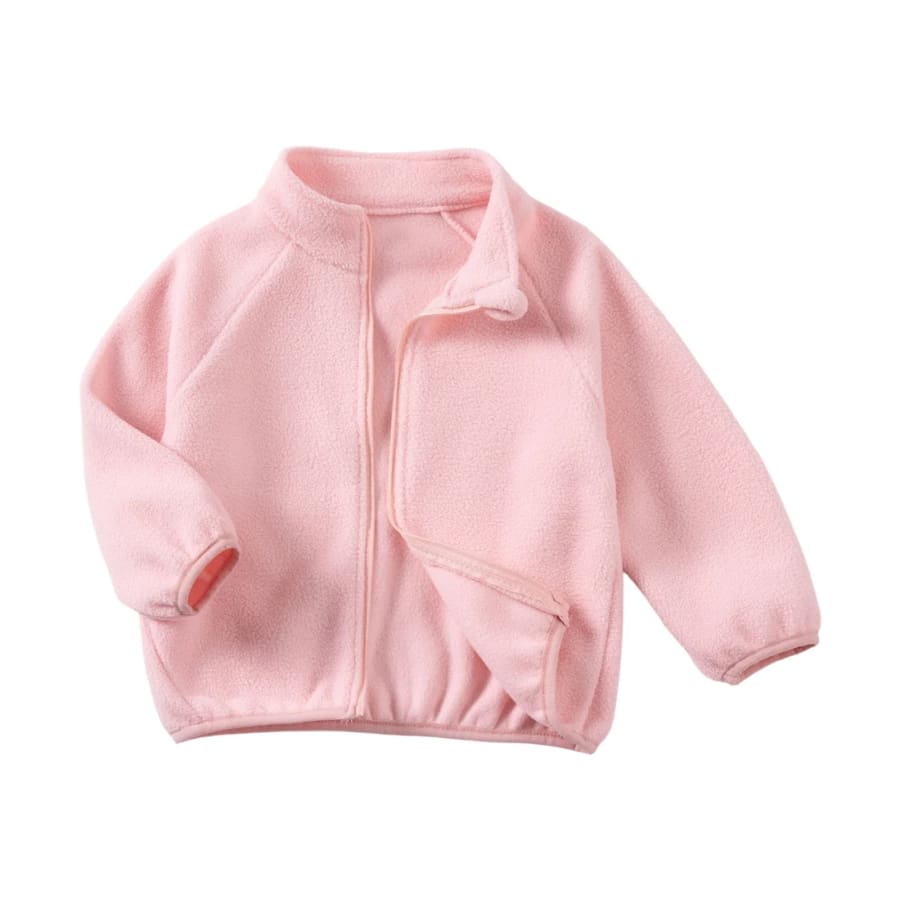 Lana Lightweight Fleece Jacket - Pink - 12 Months