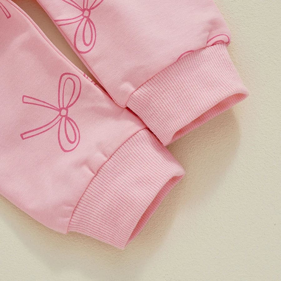 Liana Little Bow Trackie Set