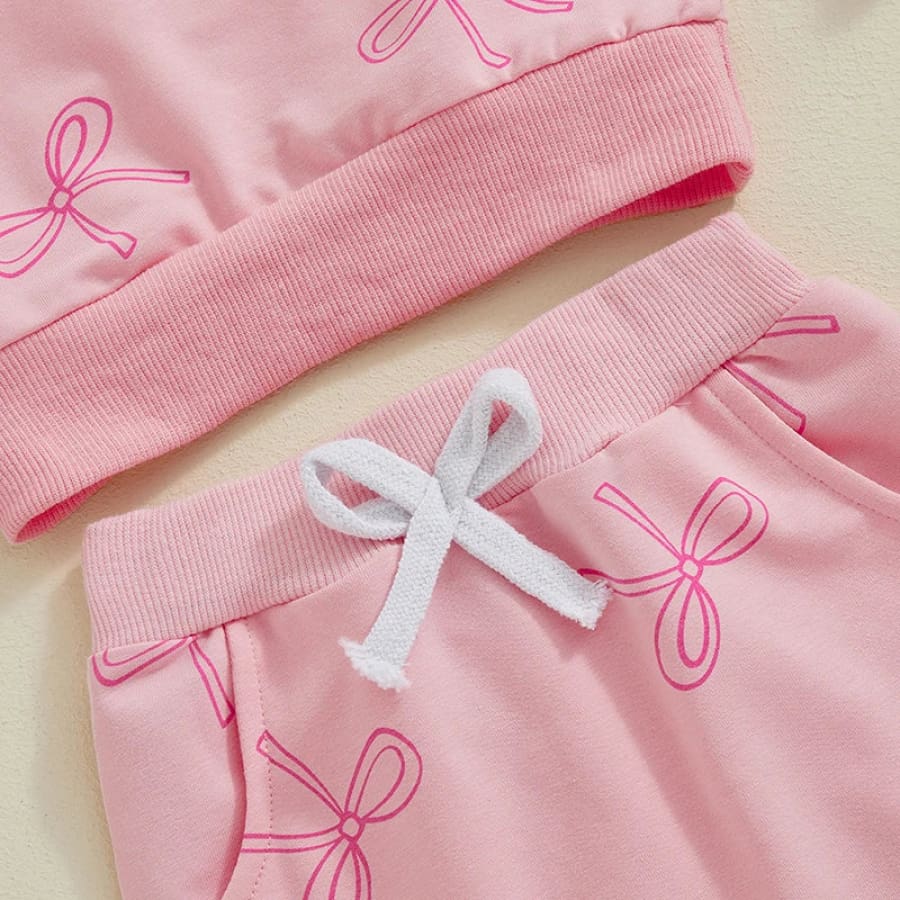 Liana Little Bow Trackie Set