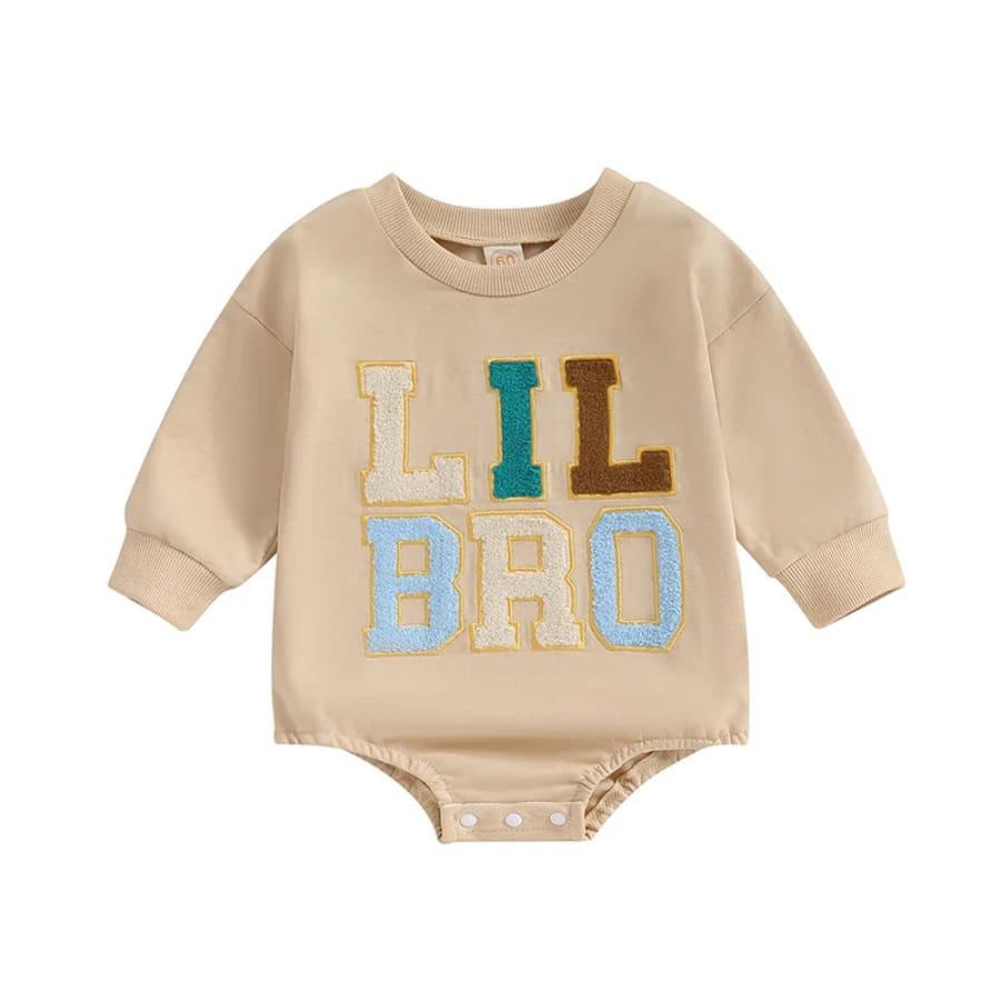 Lil Bro Long Sleeve Onesie 3 Months
