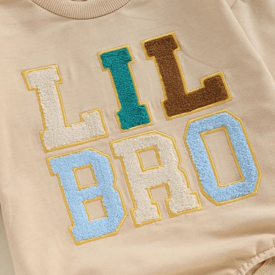 Lil Bro Long Sleeve Onesie 3 Months