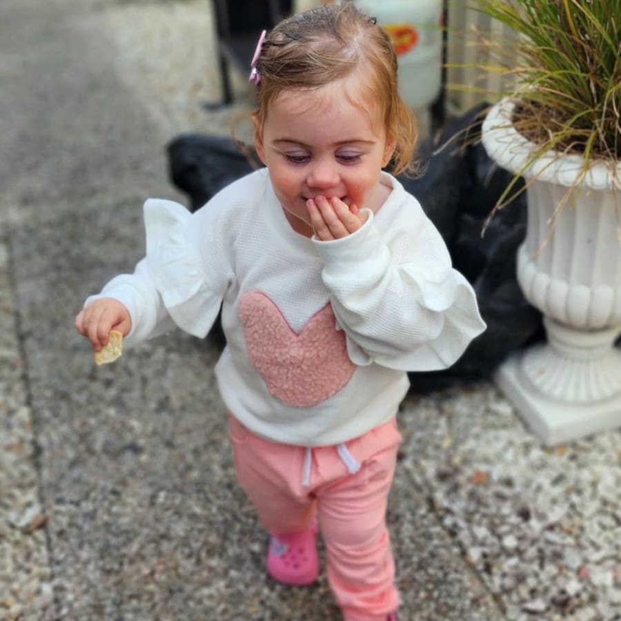 Lily Loves Flutter Trackie Set - Candy