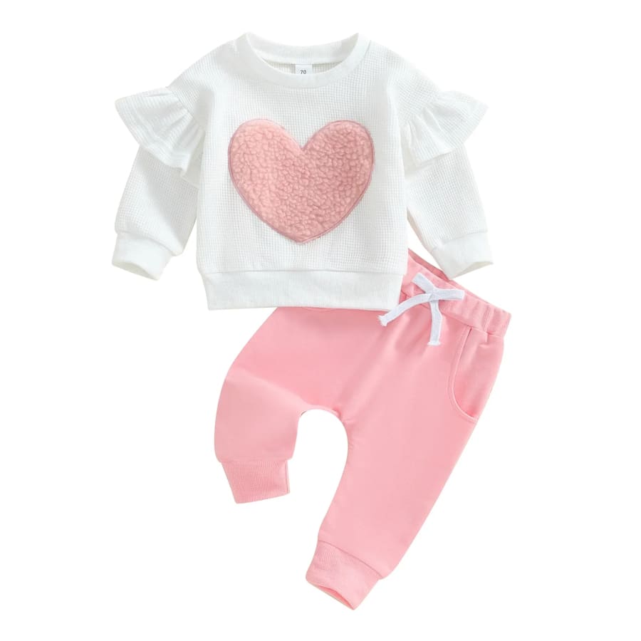 Lily Loves Flutter Trackie Set - Chocolate