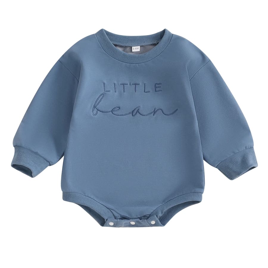 Little Bean Bubble Onesie - Blue - 0-3 Months
