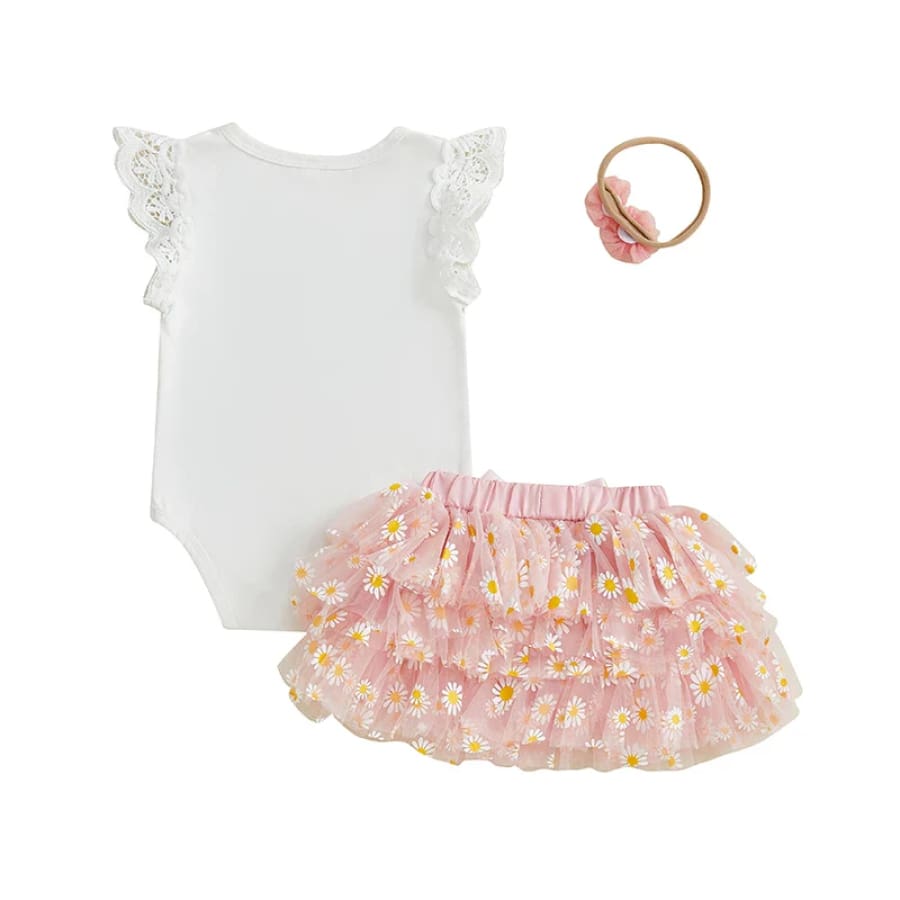 Little Miss ’One’derful Daisy Tutu Set - 6-12 Months