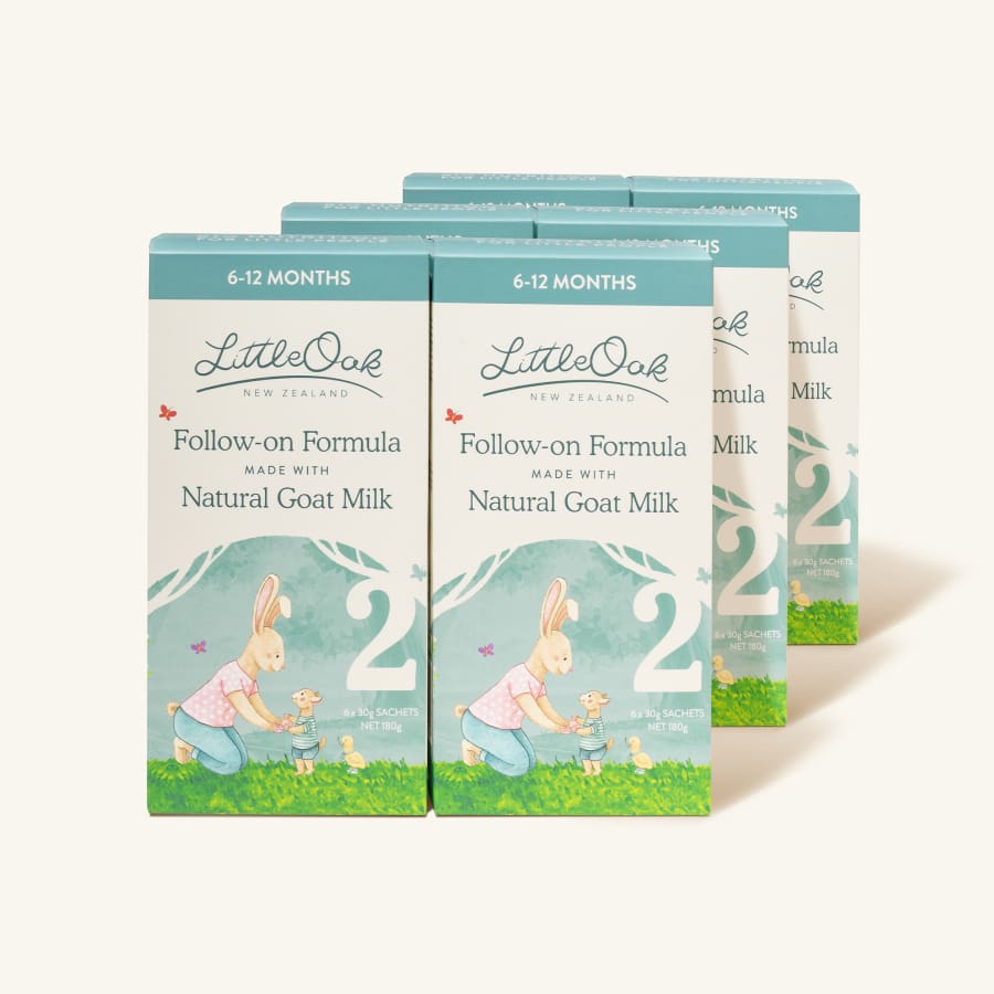 LittleOak Easy Everyday Sachet Bundle – Natural Goat Milk Follow-on Formula Stage 2