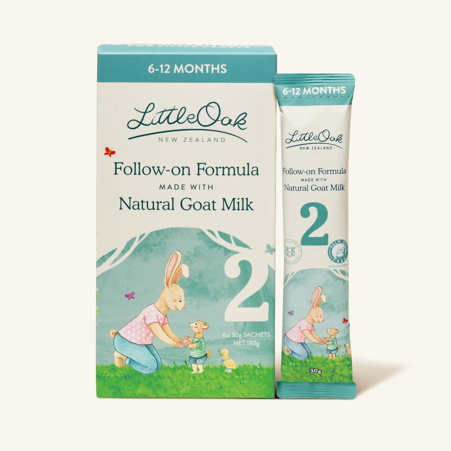 LittleOak Natural Goat Milk Follow-on Formula Sachet (6-12 months) - Formula