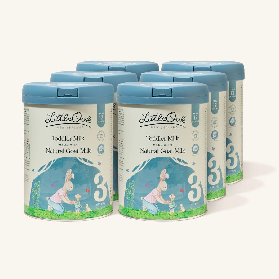 LittleOak Natural Goat Milk Toddler Milk Bundle 6 x 800gm Cans