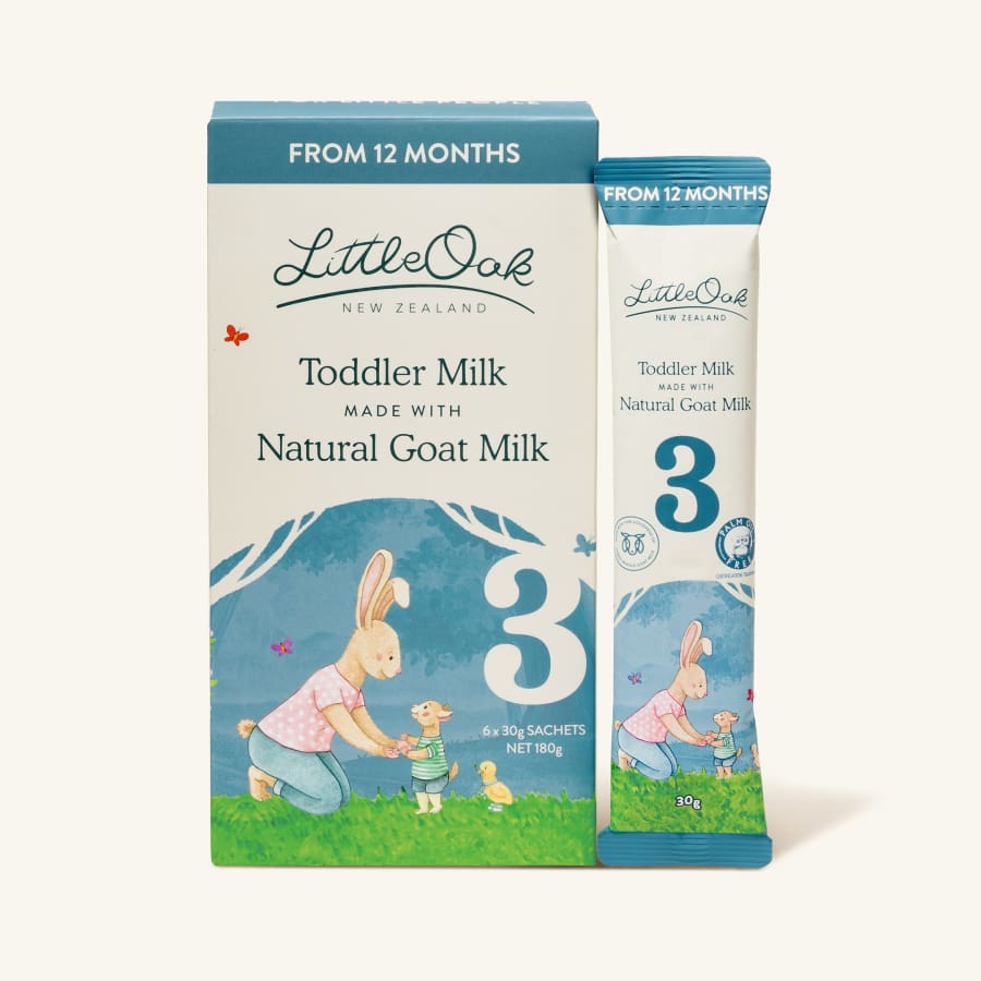 LittleOak Natural Goat Milk Toddler Drink Sachet (12 + months) - Formula