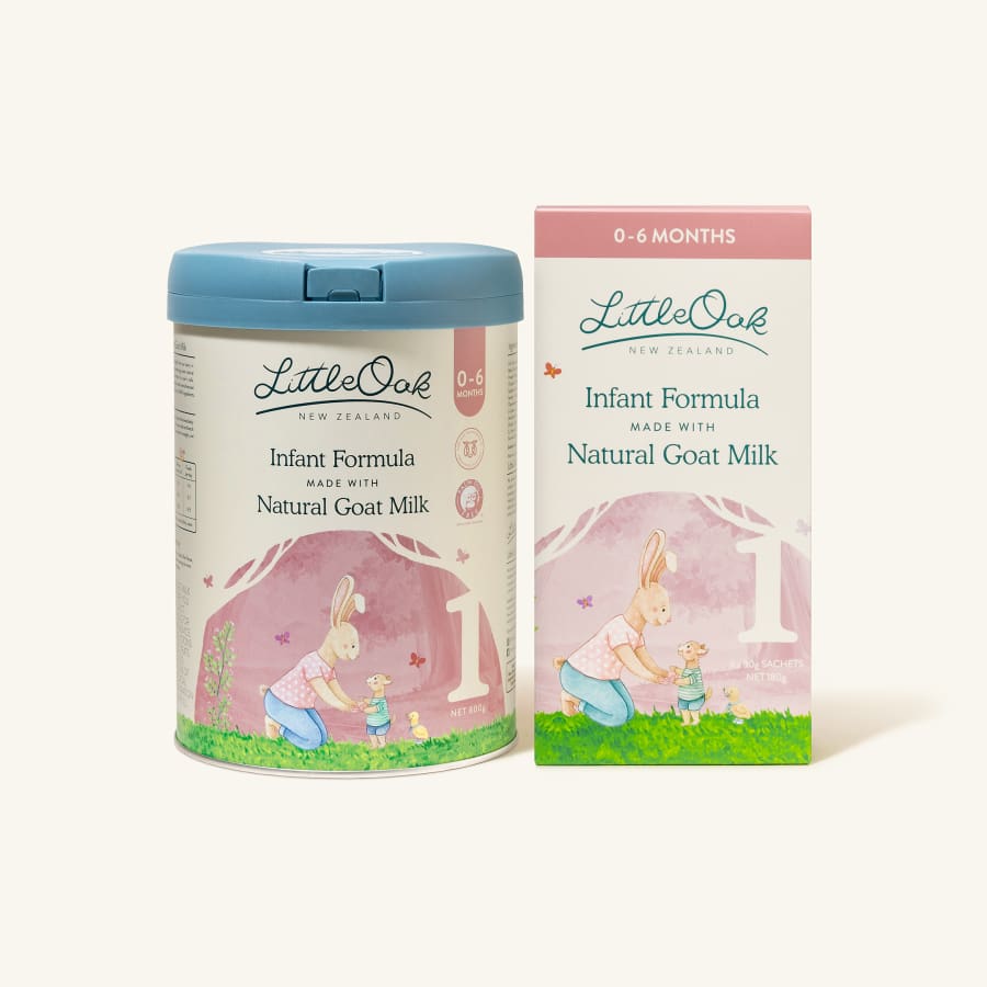 LittleOak One and One Bundle - Natural Goat Milk Infant Formula Stage 1