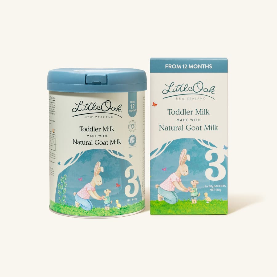 LittleOak One and One Bundle - Natural Goat Milk Toddler Milk Stage 3