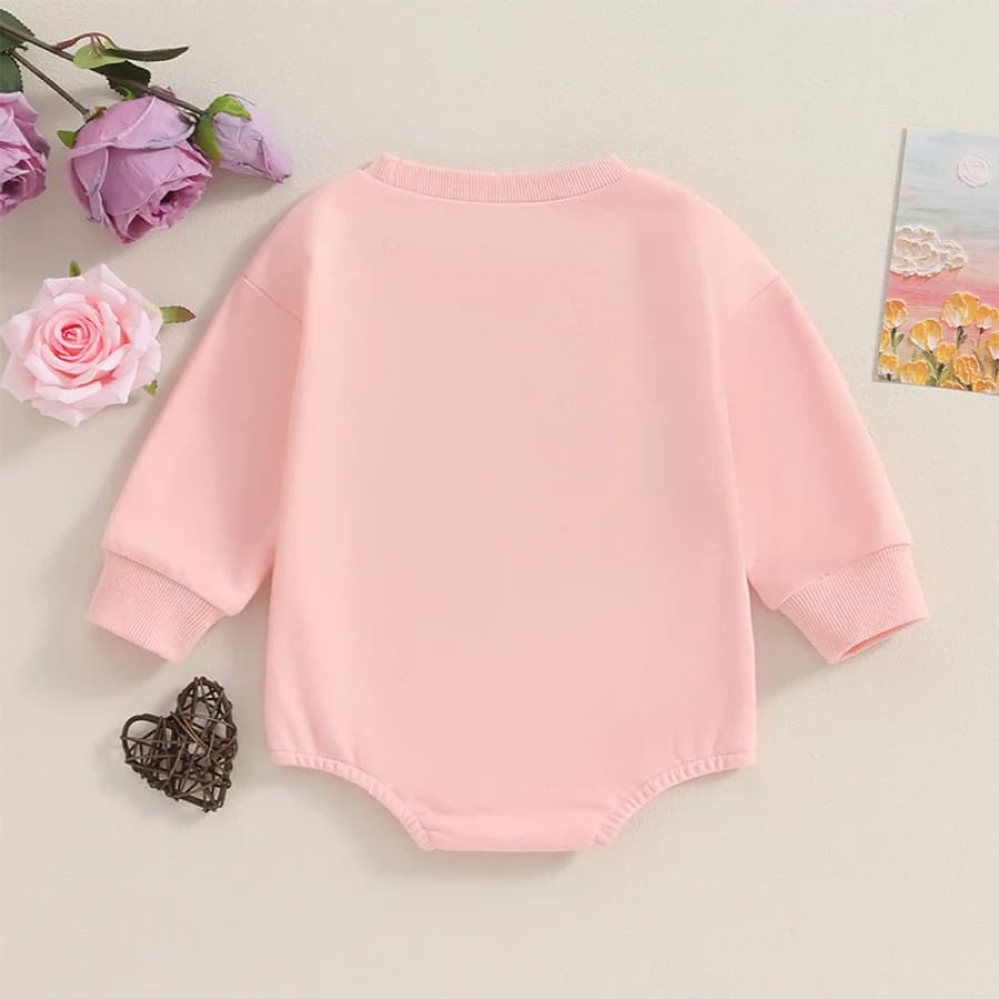 Loved Print Oversize Onesie - 0-3 Months