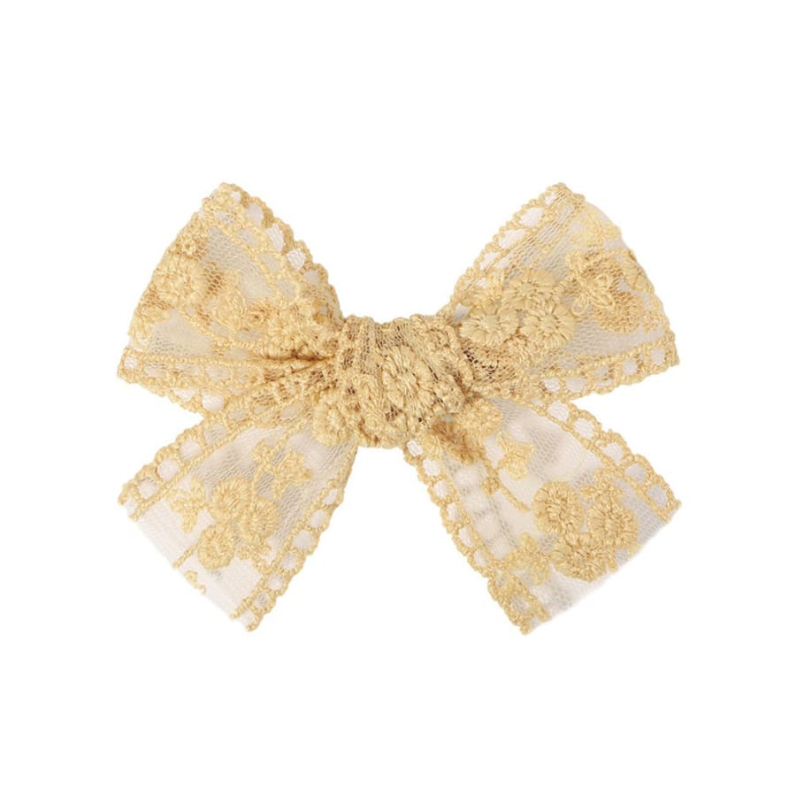 Lucy Lace Hair Clip - Goldie