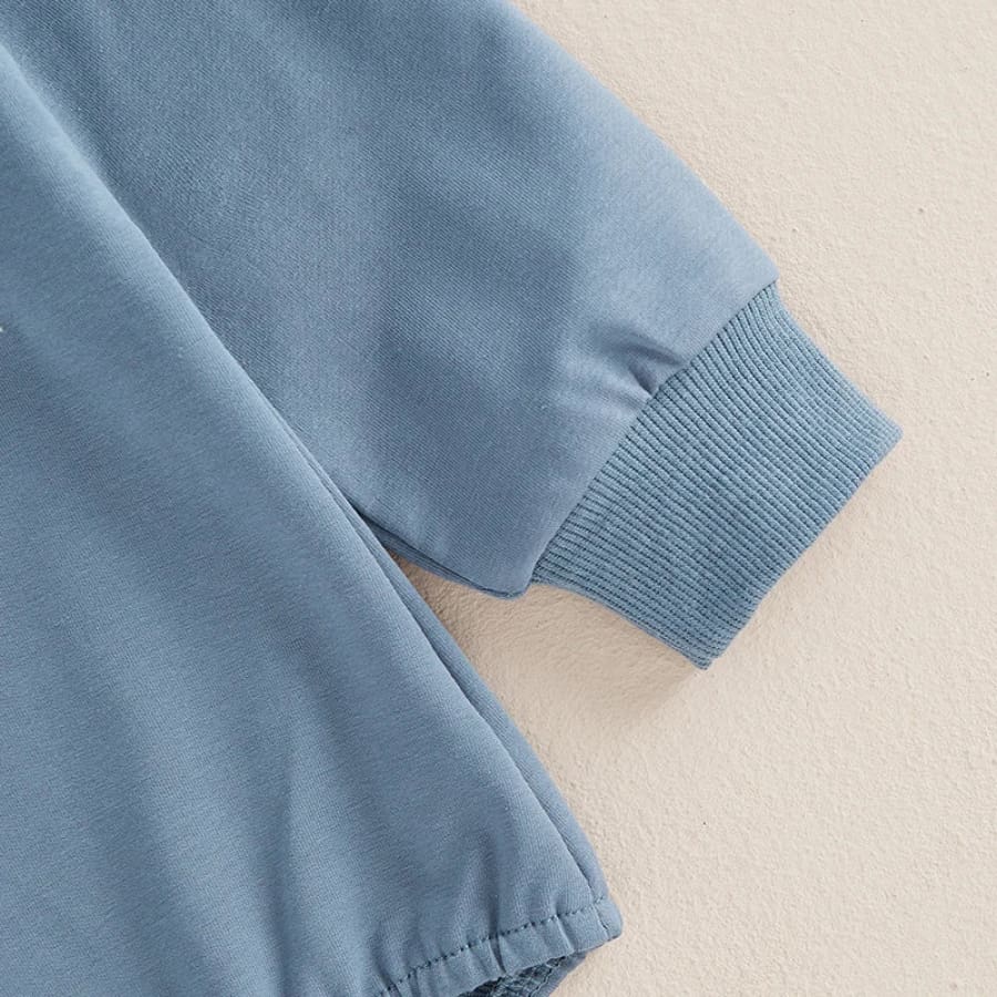 Mama’s Boy Oversize Long Sleeve Onesie - Blue - 0-3 Months