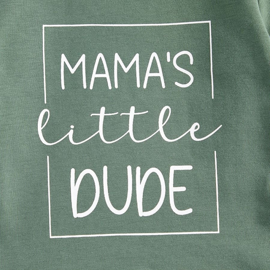 Mama’s Little Dude Short Set - Green