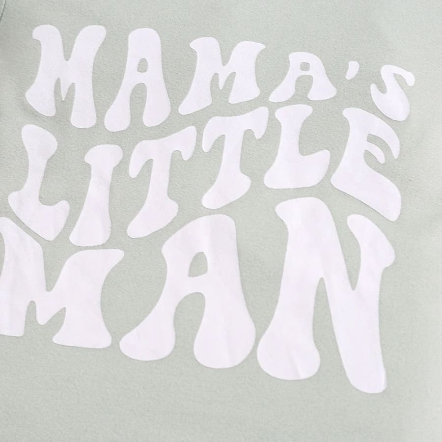 Mama’s Little Man Shortie Set