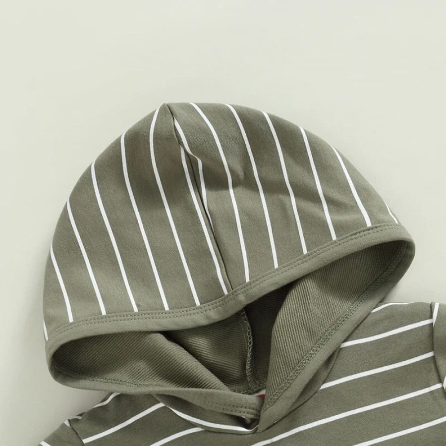 Mark Short Sleeve Hoodie Set - Grey