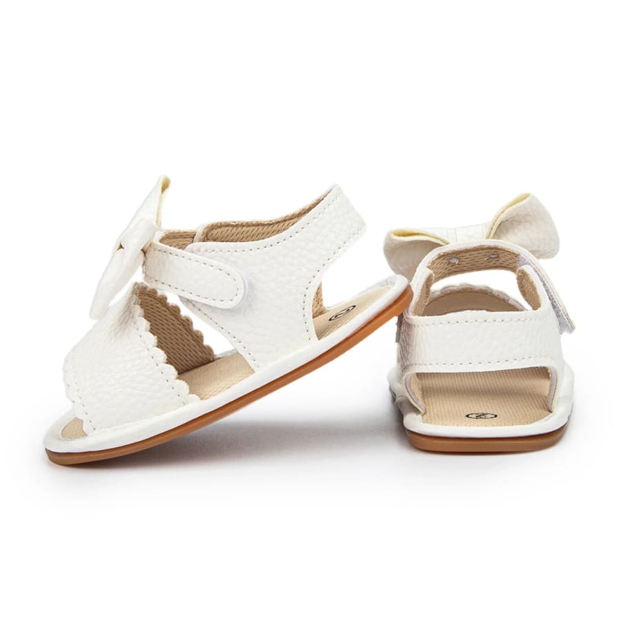 Marnie Bow Sandals - Snow