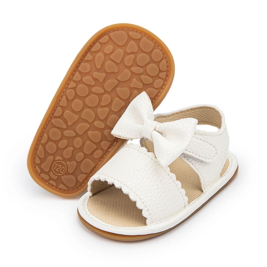 Marnie Bow Sandals - Snow