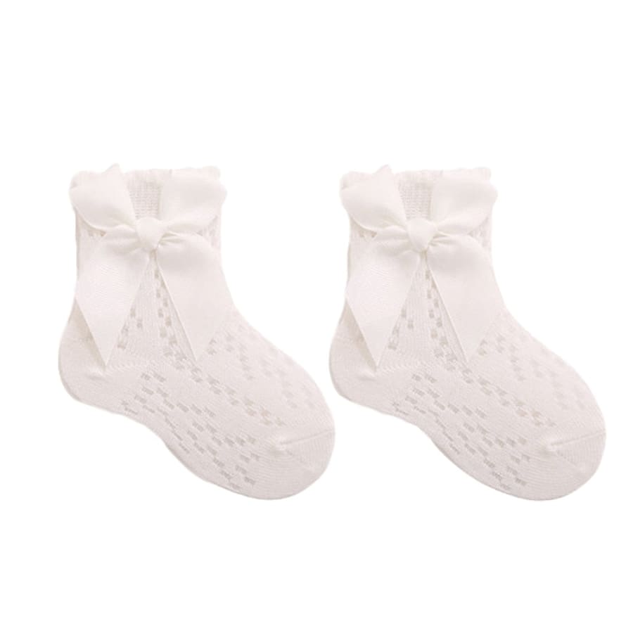 Martina Lace Look Ankle Socks - Grey