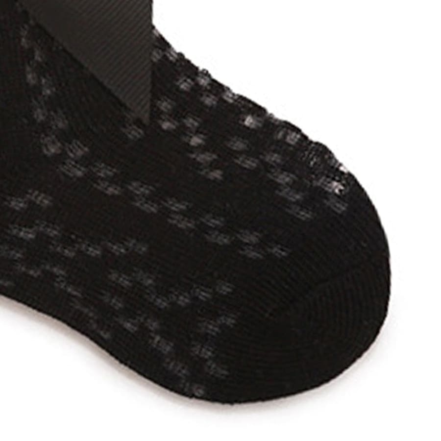 Martina Lace Look Ankle Socks - Grey