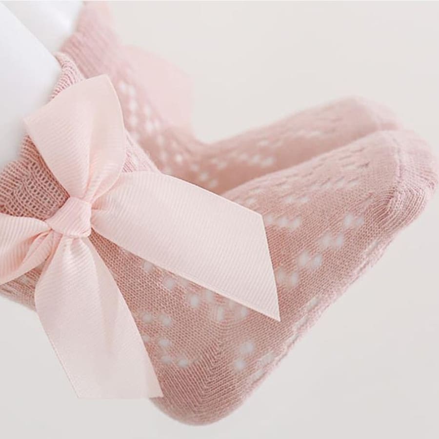 Martina Lace Look Ankle Socks - Pink