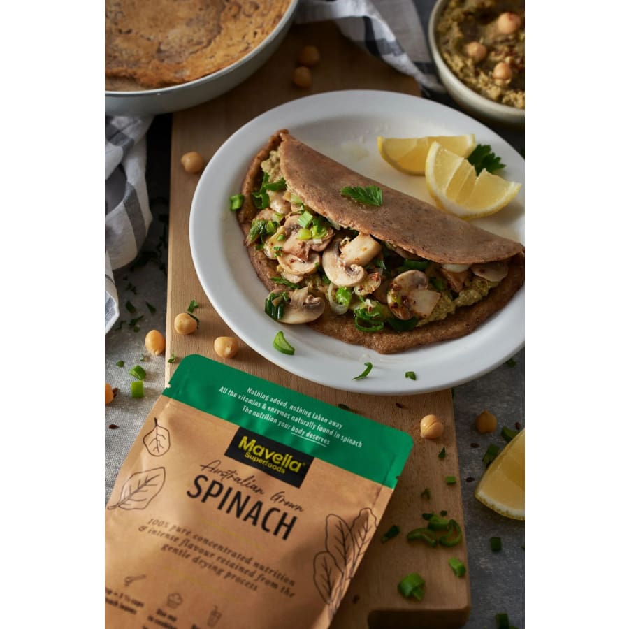 Mavella Spinach Plus Prebiotic Fibre Powder - Supplement