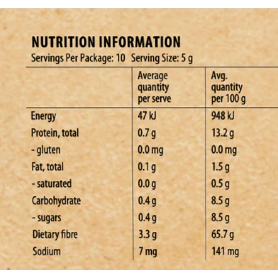 Mavella Spinach Plus Prebiotic Fibre Powder - Supplement