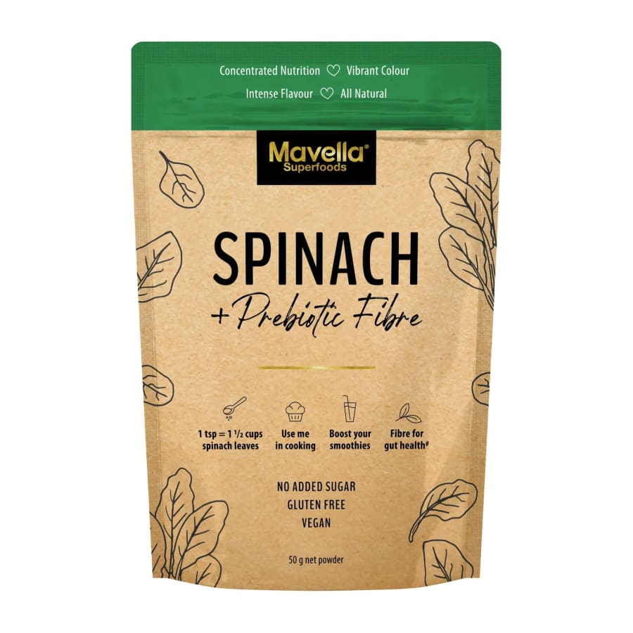 Mavella Spinach Plus Prebiotic Fibre Powder - Supplement