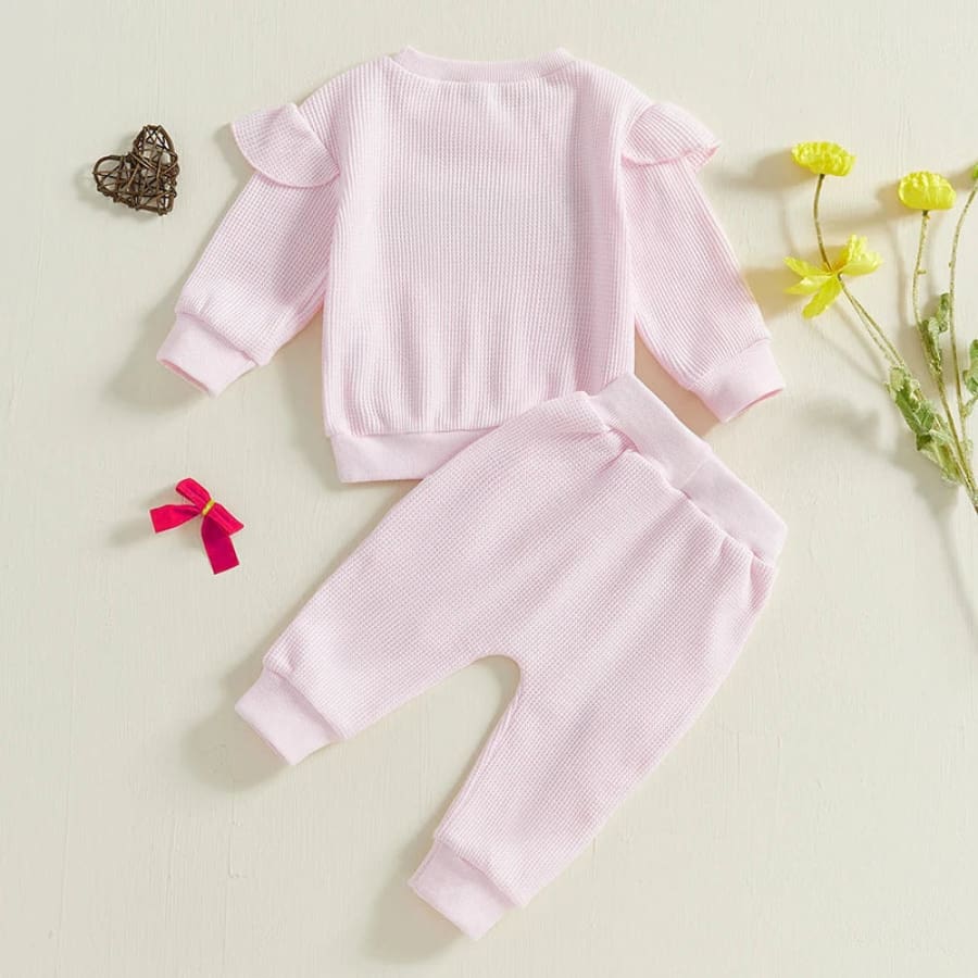 Megan Bow Flutter Trackie Set - 3-6 Months